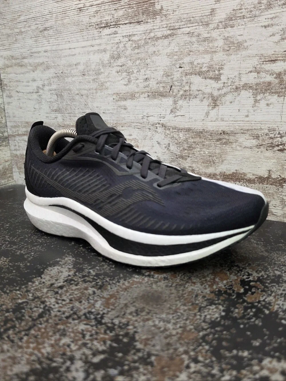 Mens Saucony Endorphin Speed 2 Running Shoes Sz 9 S20688-60 Black White